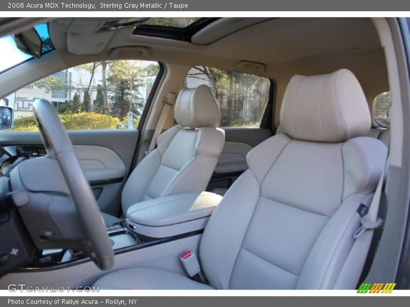 Sterling Gray Metallic / Taupe 2008 Acura MDX Technology