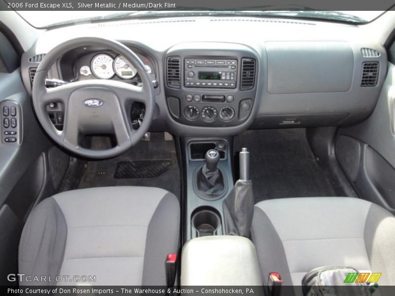 Silver Metallic / Medium/Dark Flint 2006 Ford Escape XLS