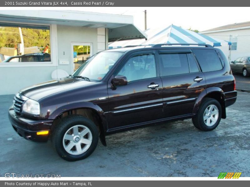 Cassis Red Pearl / Gray 2001 Suzuki Grand Vitara JLX 4x4