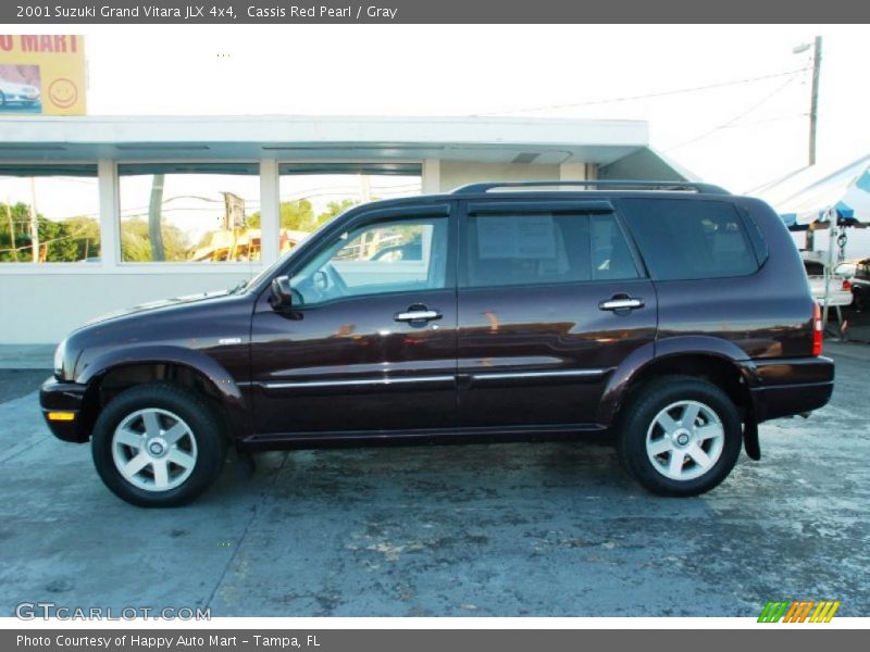 Cassis Red Pearl / Gray 2001 Suzuki Grand Vitara JLX 4x4