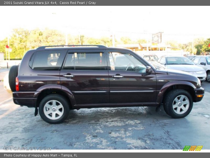 Cassis Red Pearl / Gray 2001 Suzuki Grand Vitara JLX 4x4