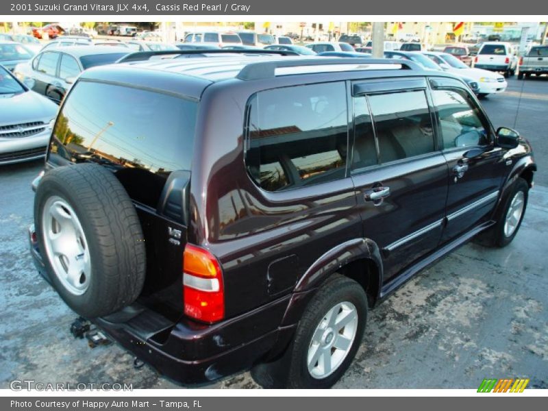 Cassis Red Pearl / Gray 2001 Suzuki Grand Vitara JLX 4x4