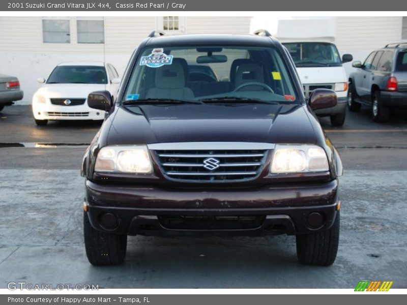 Cassis Red Pearl / Gray 2001 Suzuki Grand Vitara JLX 4x4