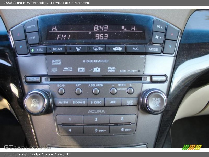 Formal Black / Parchment 2008 Acura MDX Technology