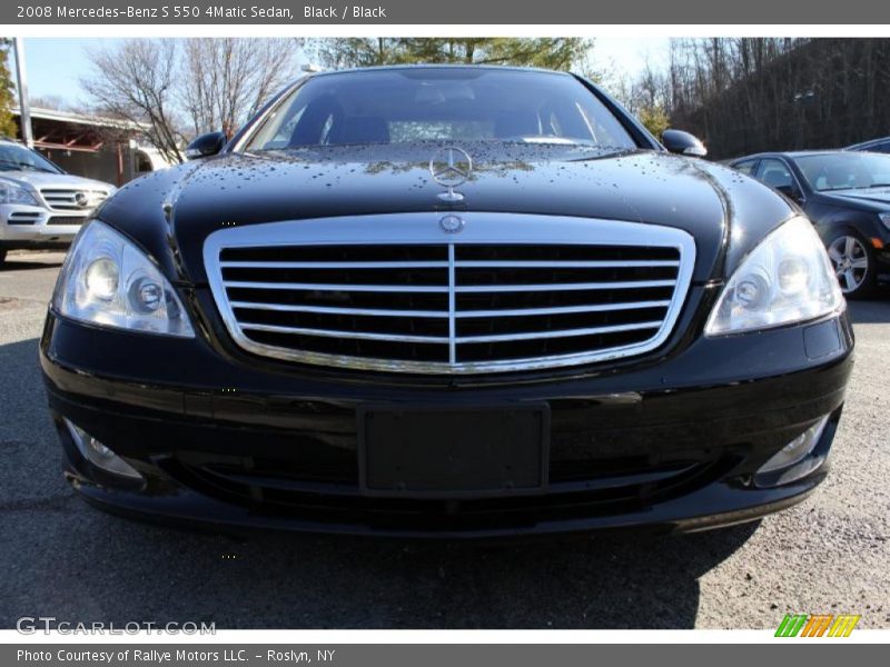 Black / Black 2008 Mercedes-Benz S 550 4Matic Sedan