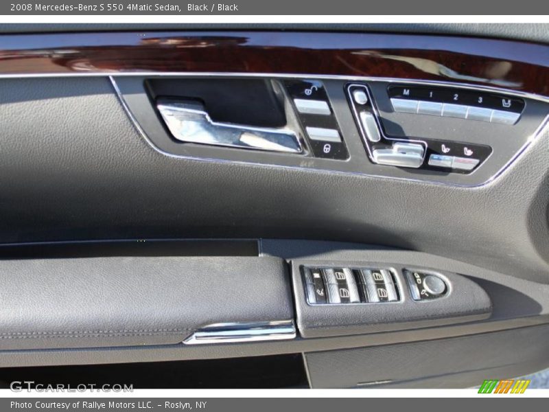 Black / Black 2008 Mercedes-Benz S 550 4Matic Sedan