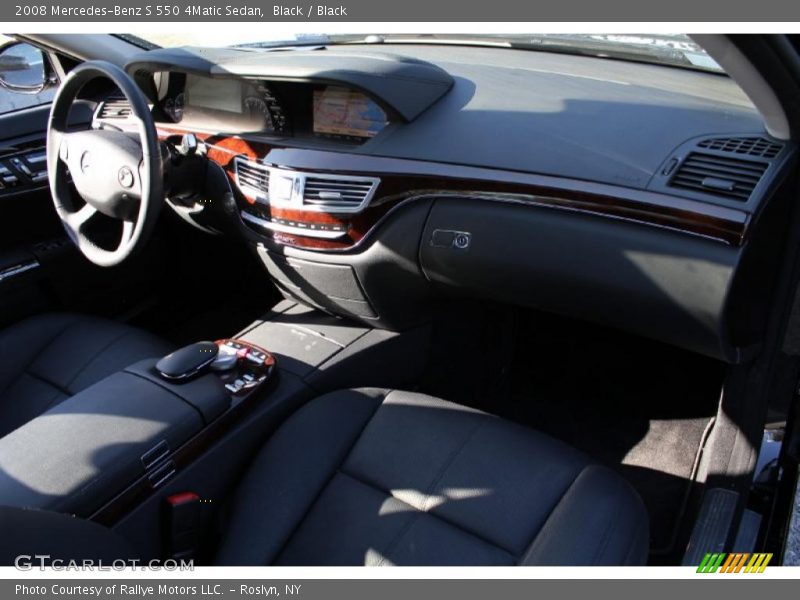 Black / Black 2008 Mercedes-Benz S 550 4Matic Sedan