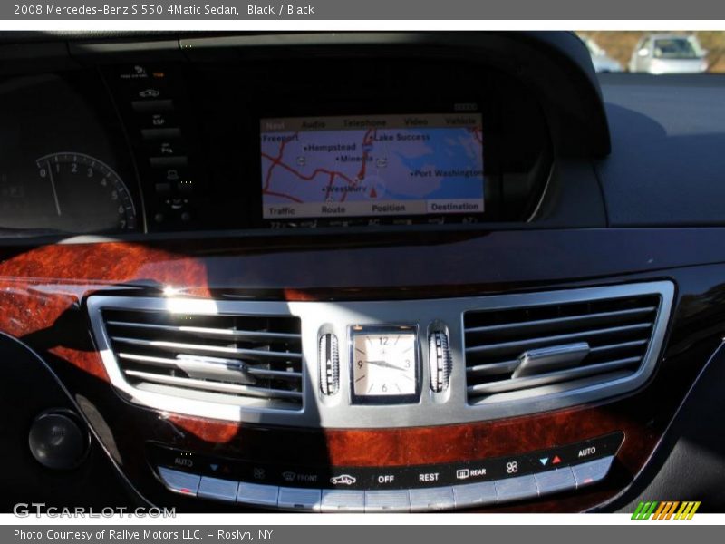 Black / Black 2008 Mercedes-Benz S 550 4Matic Sedan