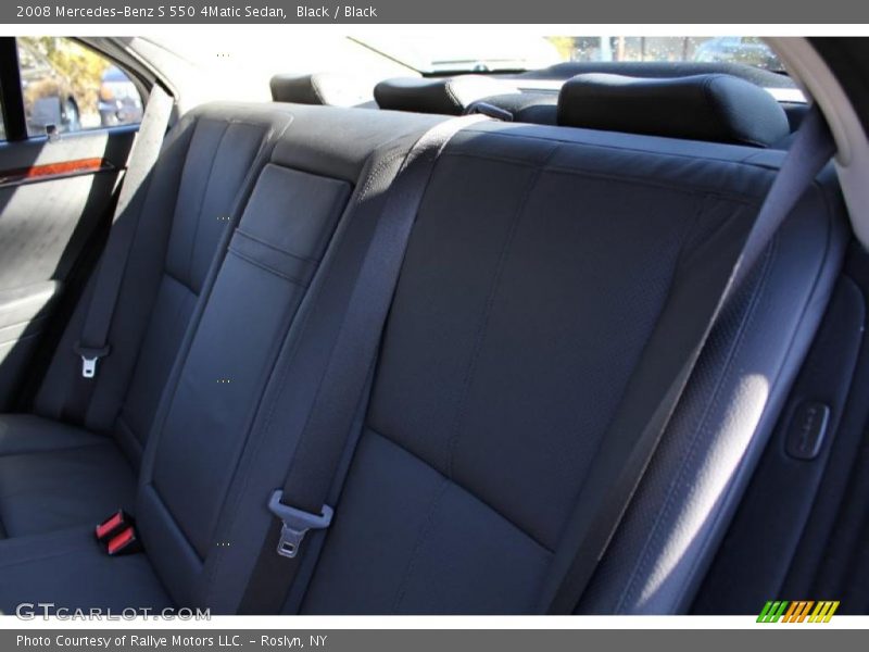 Black / Black 2008 Mercedes-Benz S 550 4Matic Sedan