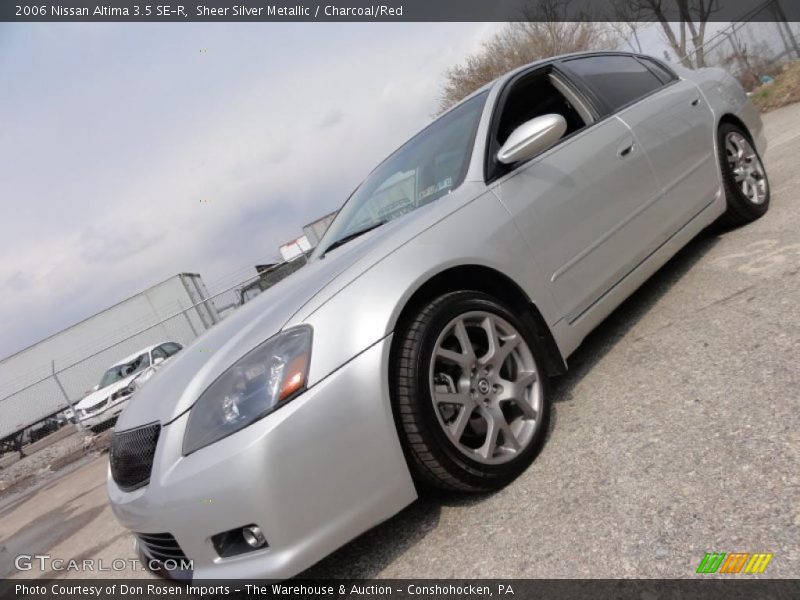 Sheer Silver Metallic / Charcoal/Red 2006 Nissan Altima 3.5 SE-R