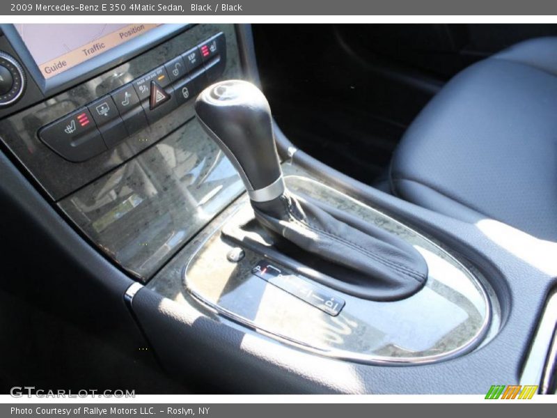 Black / Black 2009 Mercedes-Benz E 350 4Matic Sedan