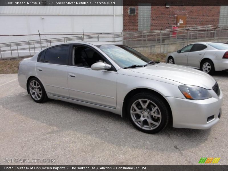 Sheer Silver Metallic / Charcoal/Red 2006 Nissan Altima 3.5 SE-R