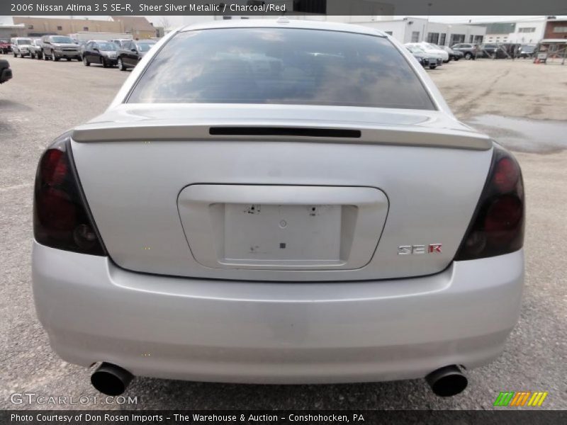 Sheer Silver Metallic / Charcoal/Red 2006 Nissan Altima 3.5 SE-R