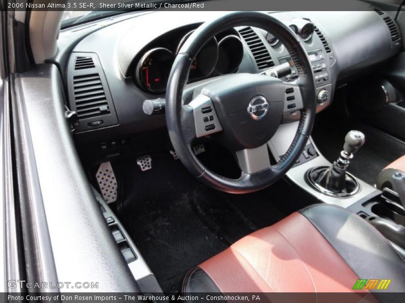 Sheer Silver Metallic / Charcoal/Red 2006 Nissan Altima 3.5 SE-R