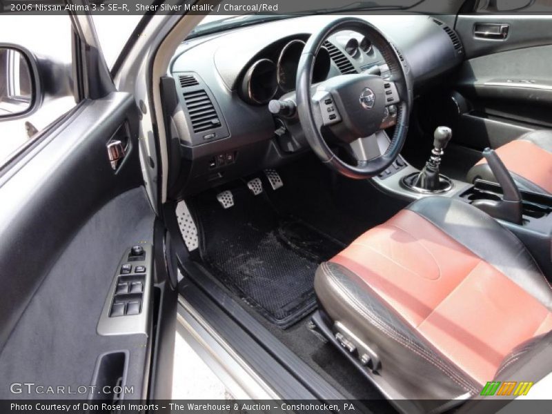 Sheer Silver Metallic / Charcoal/Red 2006 Nissan Altima 3.5 SE-R