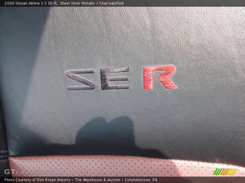 Sheer Silver Metallic / Charcoal/Red 2006 Nissan Altima 3.5 SE-R