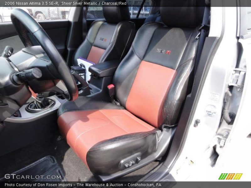  2006 Altima 3.5 SE-R Charcoal/Red Interior