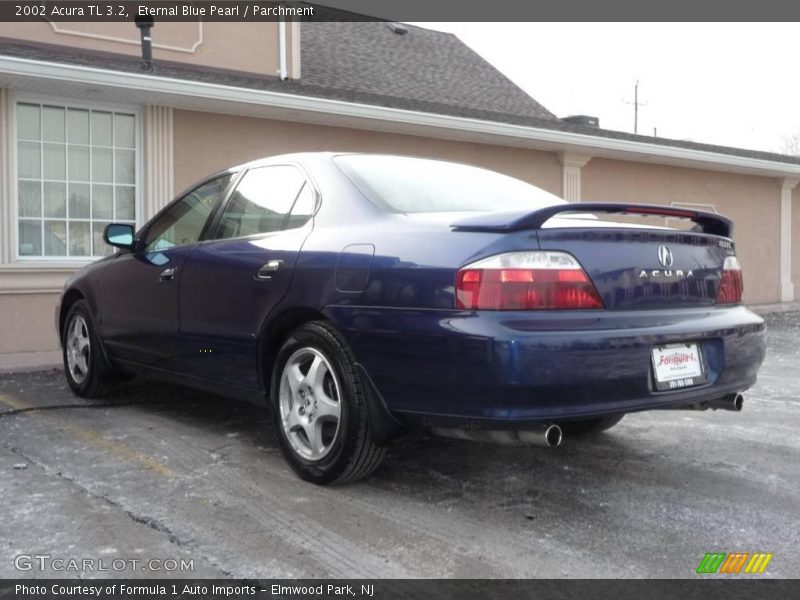 Eternal Blue Pearl / Parchment 2002 Acura TL 3.2