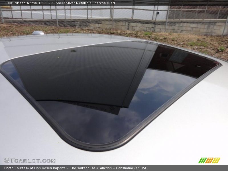 Sheer Silver Metallic / Charcoal/Red 2006 Nissan Altima 3.5 SE-R