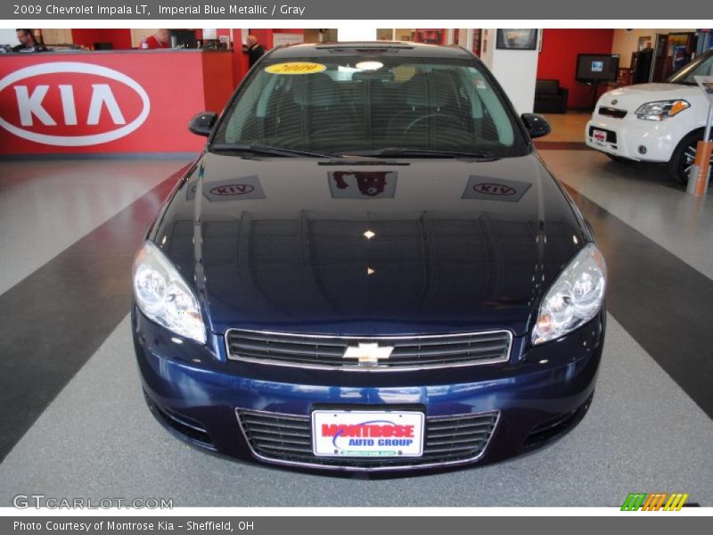 Imperial Blue Metallic / Gray 2009 Chevrolet Impala LT