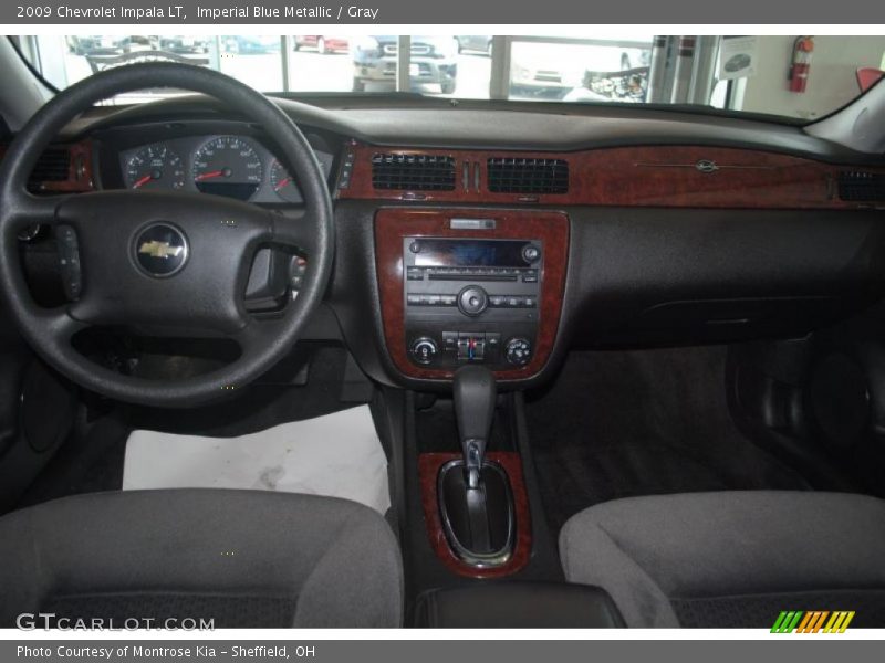 Imperial Blue Metallic / Gray 2009 Chevrolet Impala LT