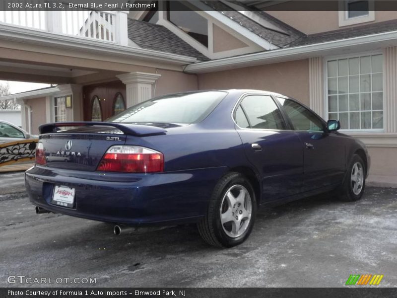 Eternal Blue Pearl / Parchment 2002 Acura TL 3.2