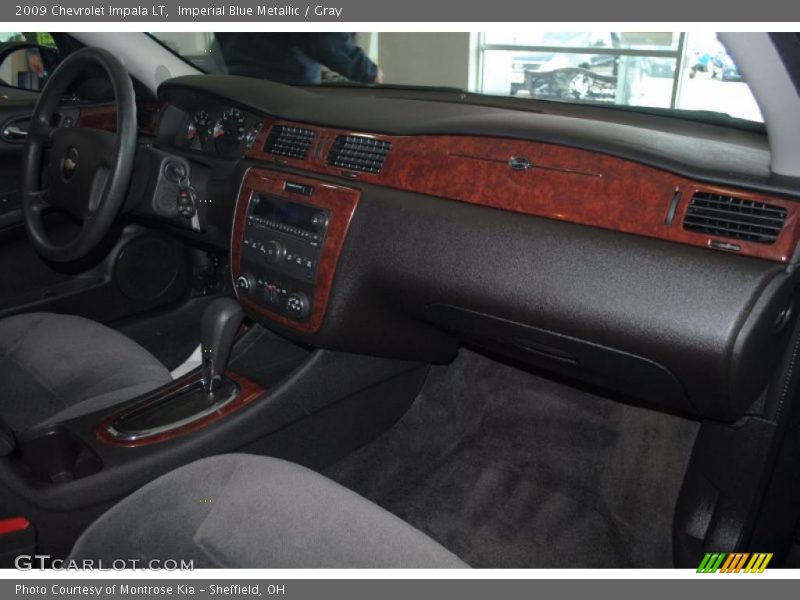Imperial Blue Metallic / Gray 2009 Chevrolet Impala LT