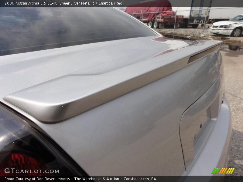 Sheer Silver Metallic / Charcoal/Red 2006 Nissan Altima 3.5 SE-R