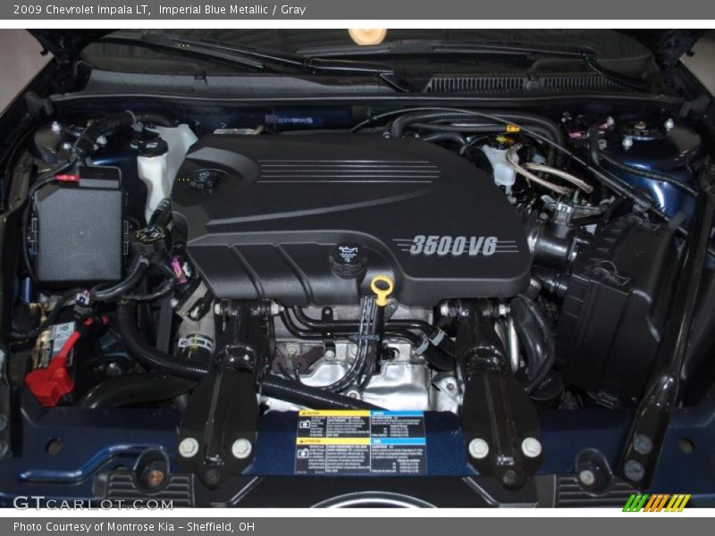 Imperial Blue Metallic / Gray 2009 Chevrolet Impala LT