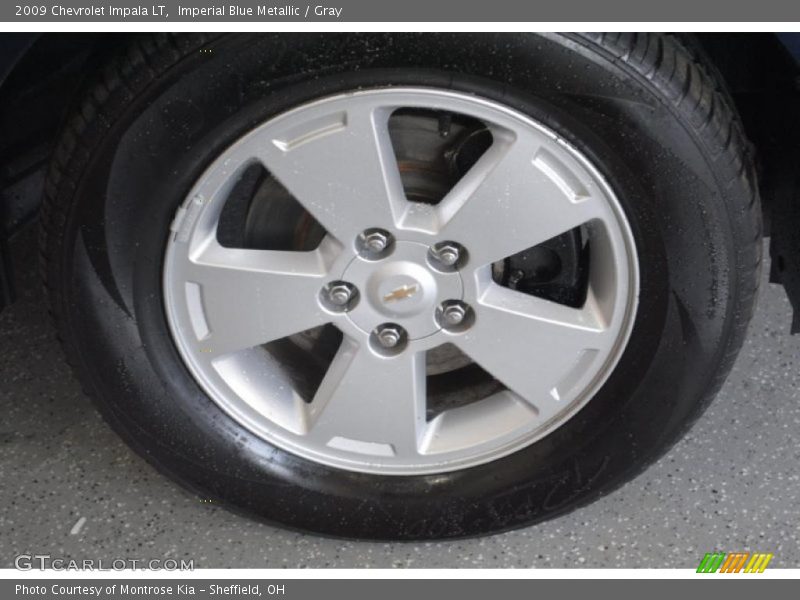 Imperial Blue Metallic / Gray 2009 Chevrolet Impala LT