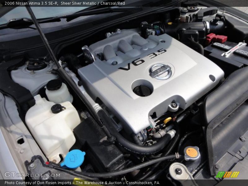 Sheer Silver Metallic / Charcoal/Red 2006 Nissan Altima 3.5 SE-R