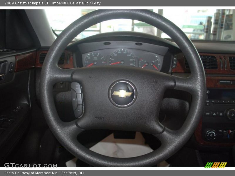 Imperial Blue Metallic / Gray 2009 Chevrolet Impala LT