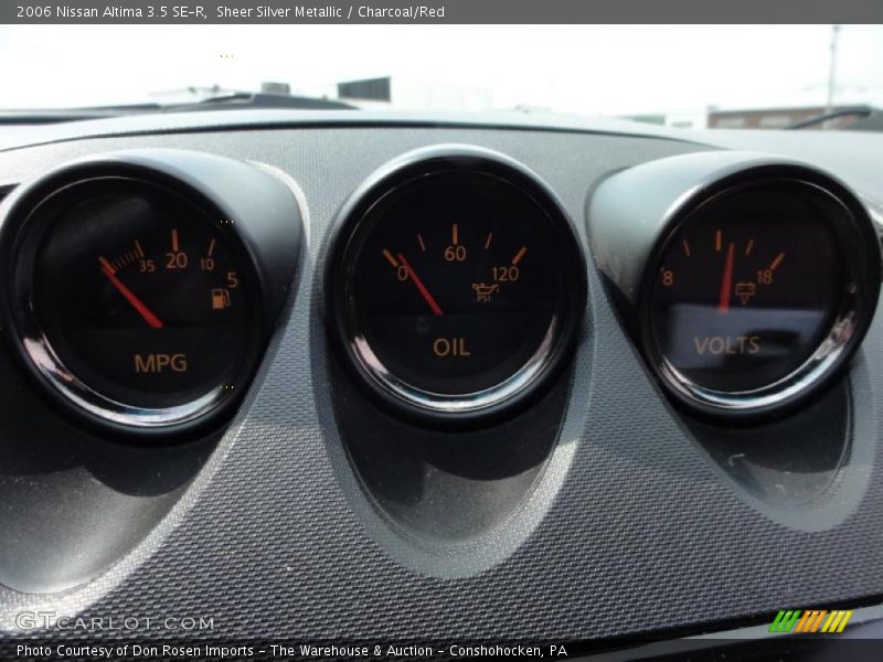 Sheer Silver Metallic / Charcoal/Red 2006 Nissan Altima 3.5 SE-R