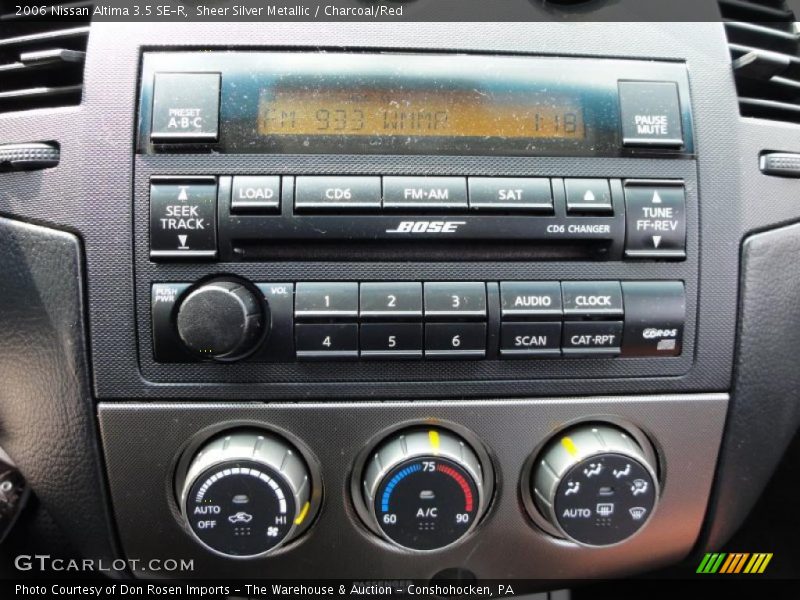 Sheer Silver Metallic / Charcoal/Red 2006 Nissan Altima 3.5 SE-R