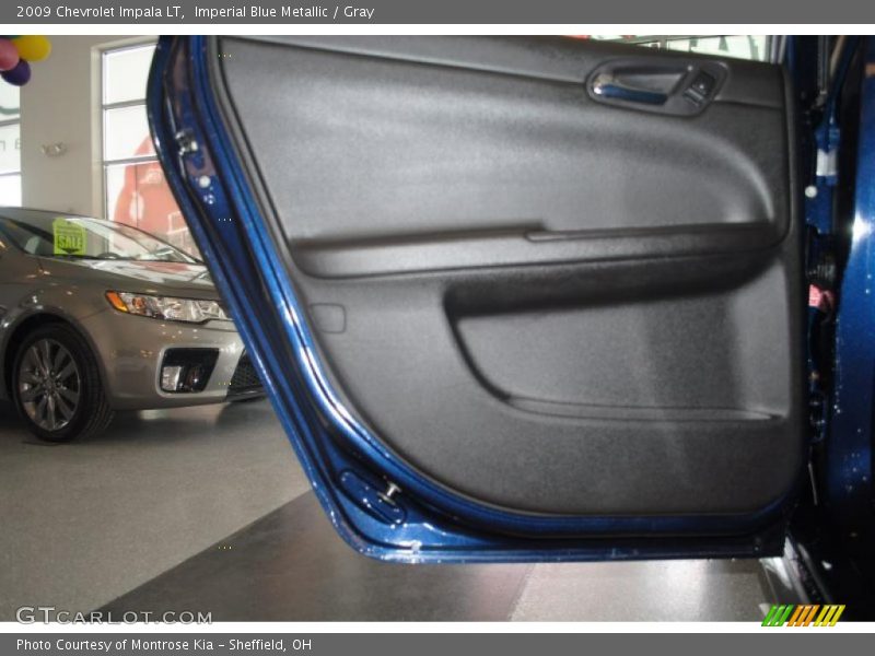 Imperial Blue Metallic / Gray 2009 Chevrolet Impala LT
