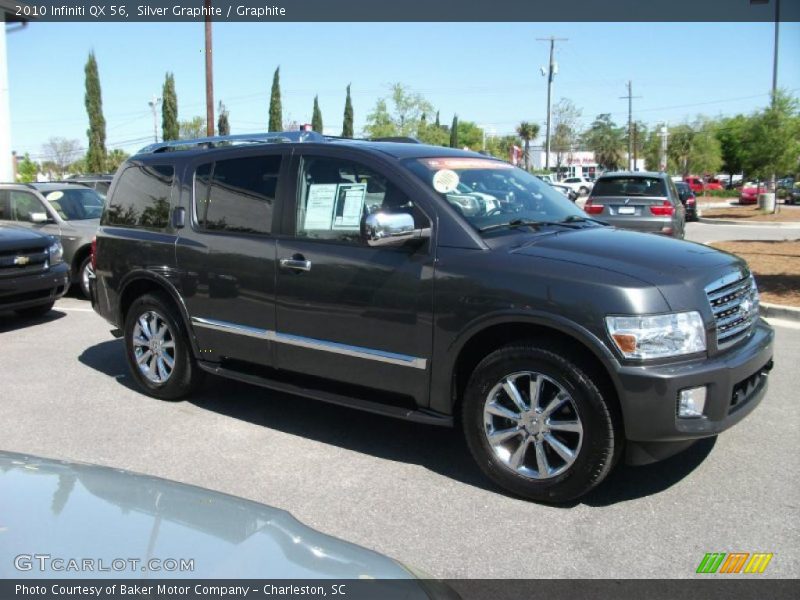 Silver Graphite / Graphite 2010 Infiniti QX 56