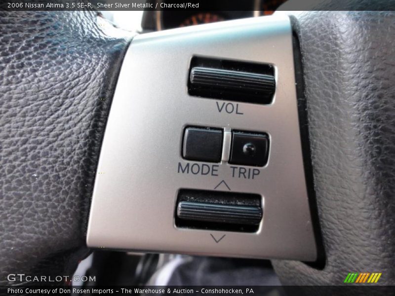 Sheer Silver Metallic / Charcoal/Red 2006 Nissan Altima 3.5 SE-R