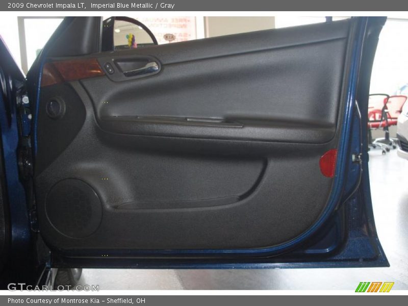 Imperial Blue Metallic / Gray 2009 Chevrolet Impala LT