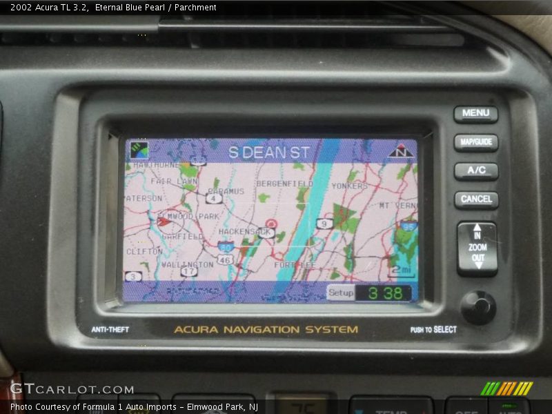 Eternal Blue Pearl / Parchment 2002 Acura TL 3.2