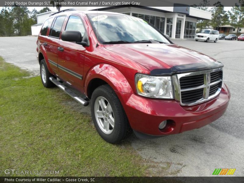 Inferno Red Crystal Pearl / Dark/Light Slate Gray 2008 Dodge Durango SLT