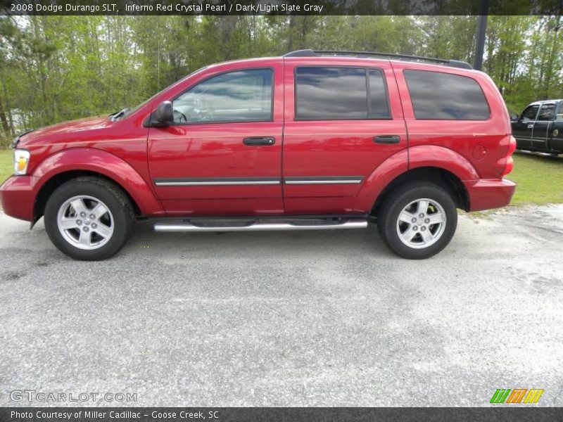 Inferno Red Crystal Pearl / Dark/Light Slate Gray 2008 Dodge Durango SLT