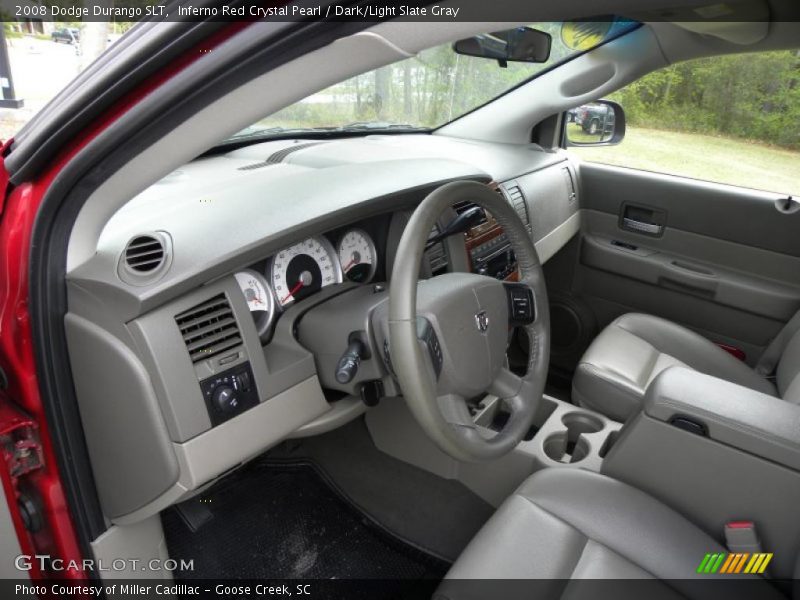 Inferno Red Crystal Pearl / Dark/Light Slate Gray 2008 Dodge Durango SLT