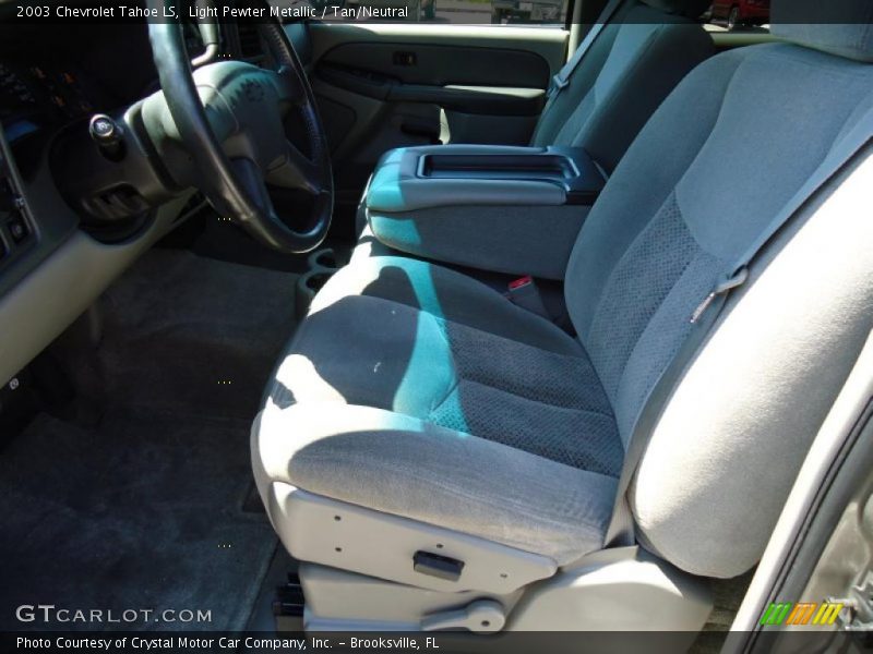 Light Pewter Metallic / Tan/Neutral 2003 Chevrolet Tahoe LS