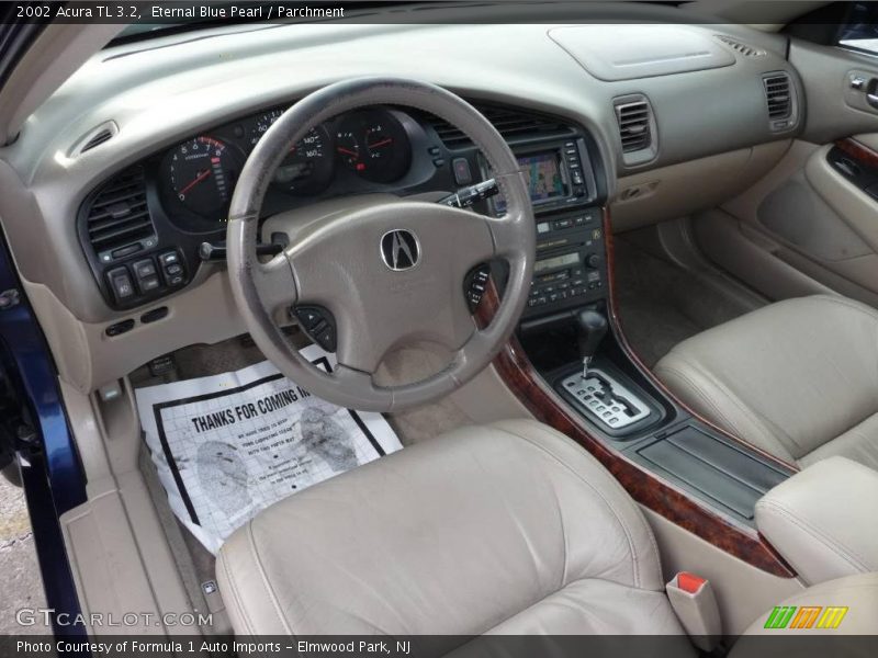 Eternal Blue Pearl / Parchment 2002 Acura TL 3.2
