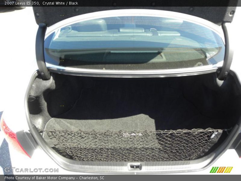Crystal White / Black 2007 Lexus ES 350