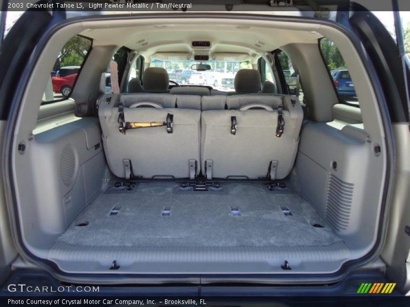 Light Pewter Metallic / Tan/Neutral 2003 Chevrolet Tahoe LS