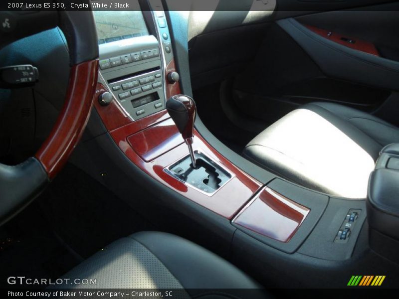 Crystal White / Black 2007 Lexus ES 350