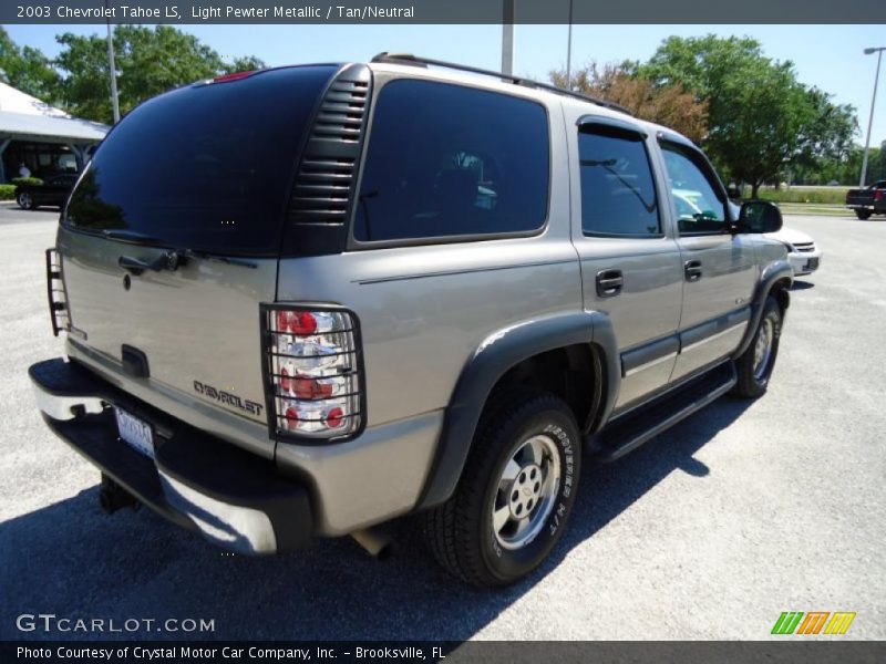 Light Pewter Metallic / Tan/Neutral 2003 Chevrolet Tahoe LS