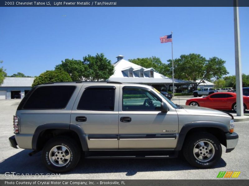 Light Pewter Metallic / Tan/Neutral 2003 Chevrolet Tahoe LS