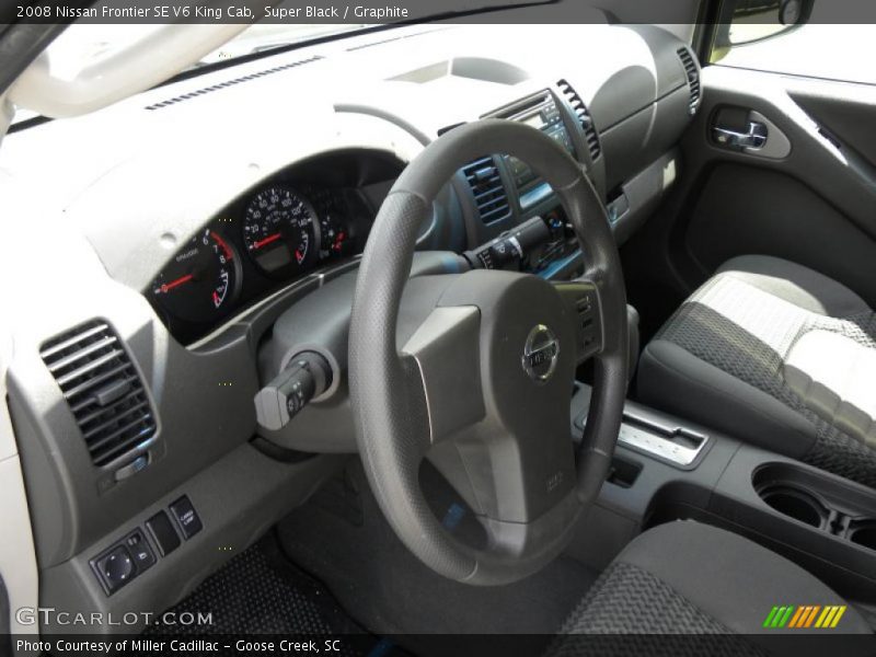 Super Black / Graphite 2008 Nissan Frontier SE V6 King Cab
